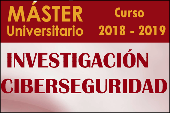 Master Ciberseguridad 2018